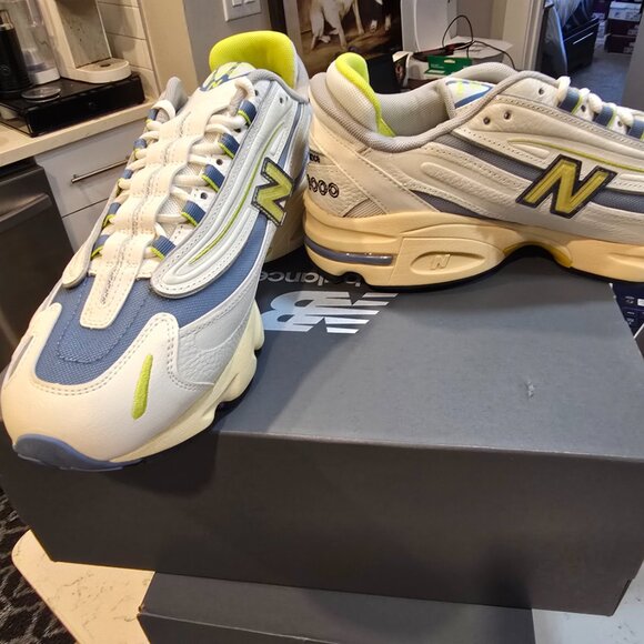 New Balance 1000 Sea Salt Heron Blue M1000CA Shoes Sneakers Mens Size 12 NEW - Picture 3 of 11